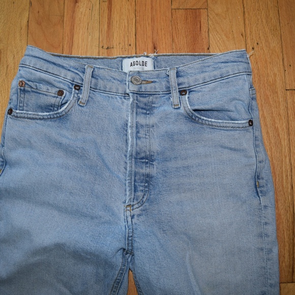 Agolde Nico High Rise Slim Fit Stretch Jean 27 - Picture 2 of 8